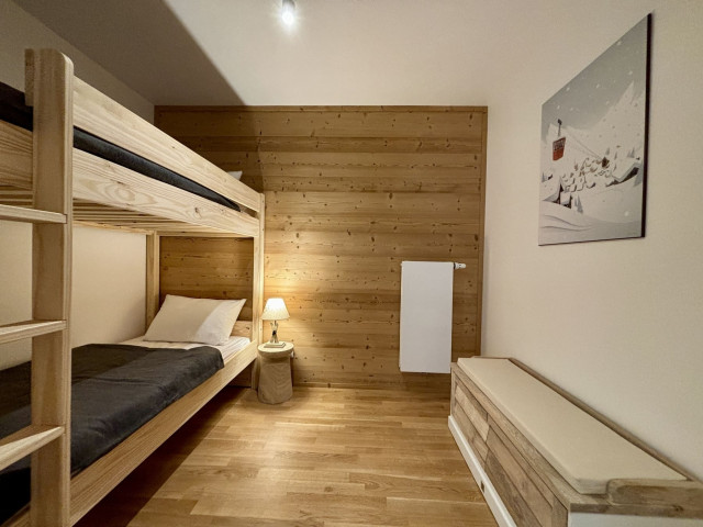 Résidence Thélème, Appartement 402, Petite chambre 2 lits superposés, Châtel Vacances