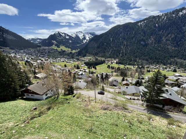 Résidence Thélème, Appartement 402, Vue depuis le balcon, Châtel