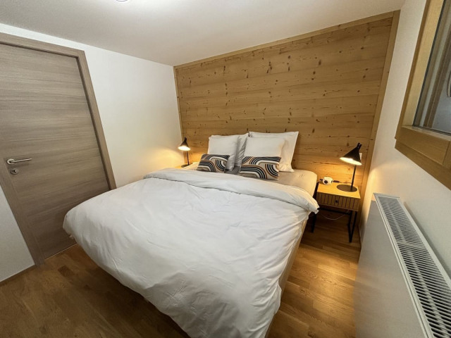 Résidence Thélème, Appartement 501, Chambre 1 lit double, Châtel Vacances Ski