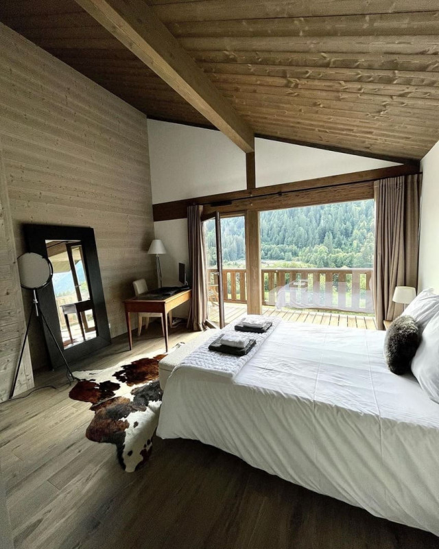 Half-chalet Alpaga C, Châtel, room with balcony