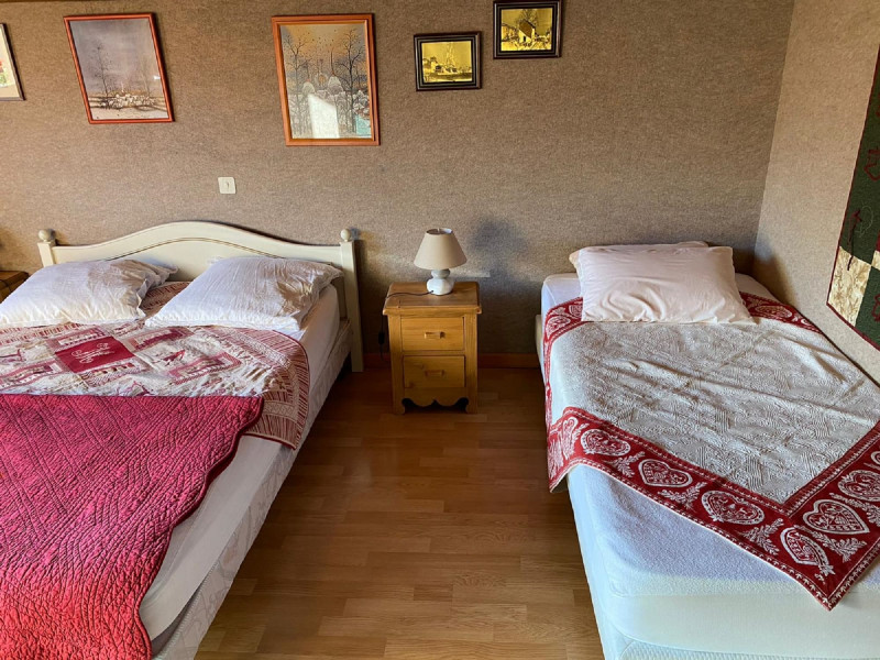 Appartement Bel Horizon 2, chambre lit double et un lit simple, Châtel Haute-Savoie