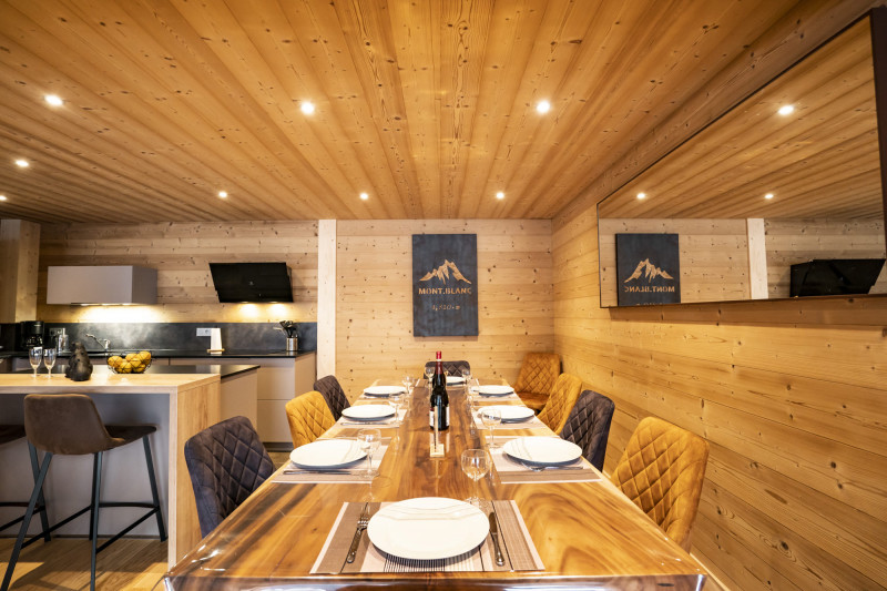 Apartment in chalet 3 Fontaines, Dining room, Châtel Family holidays