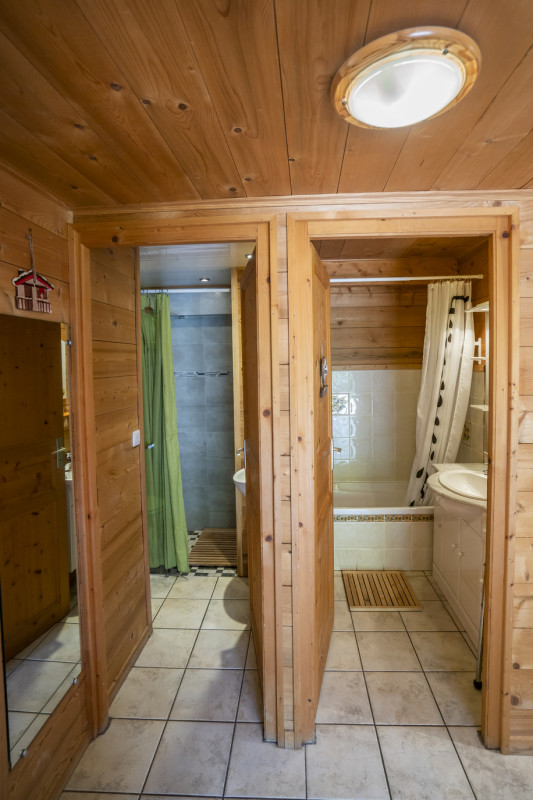 Apartment in Chalet L'Igloo 3, Shower room and bathroom, Châtel Ski 74