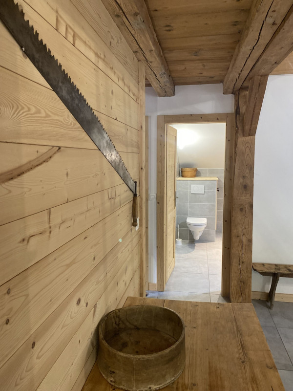 Appartement dans chalet la clairière, toilette, Châtel Les Portes du Soleil