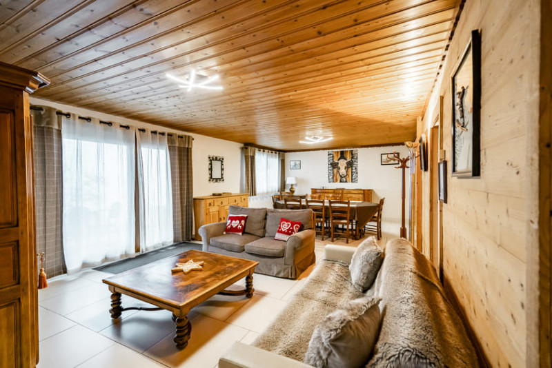 Apartment in chalet les Boudimes, Living room, Chatel Portes du Soleil