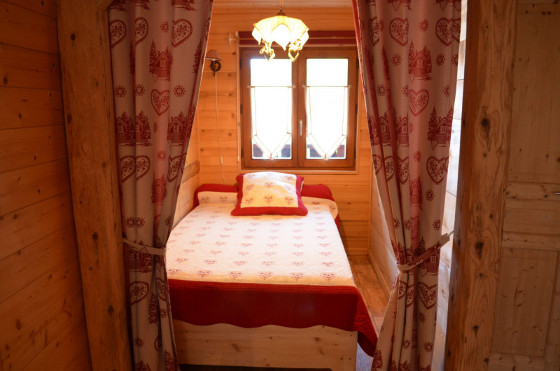 Appartement dans chalet les Pivottes, Coin nuit 1 lit simple, Châtel Alpes 74