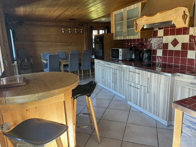 Apartment in chalet The Pivottes, Kitchen, Châtel Haute-Savoie