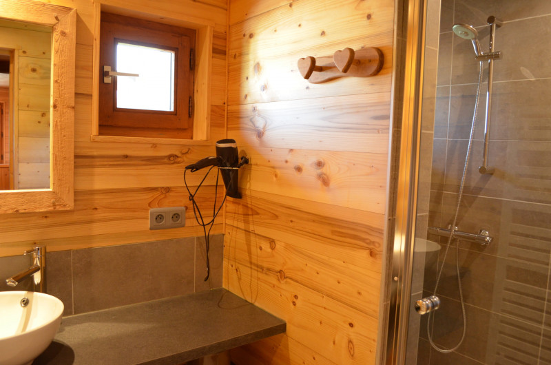 Apartment in chalet The Pivottes, Shower room, Châtel Winter 74390