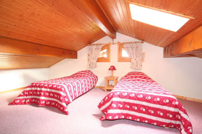 Appartement Echo des Montagnes 5, chambre deux lits simples, Châtel Haute-Savoie