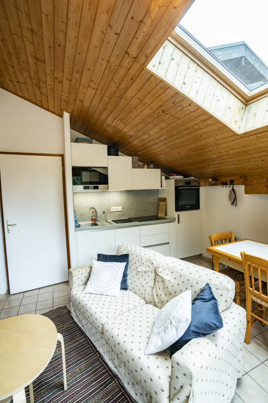 Apartment Forsythia, Kitchen and living room, Châtel Northern Alps