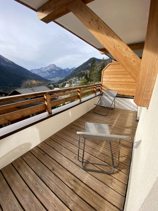 Apartment rental Les Perles de Savoie A203, Châtel, balcony