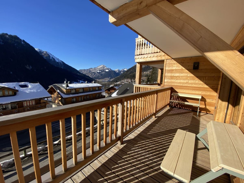 Appartement Les Perles de Savoie A205 à Châtel, terrasse