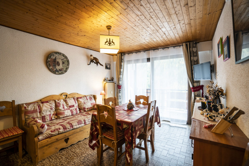 Apartment Les Snailles, Living room, Châtel Haute-Savoie