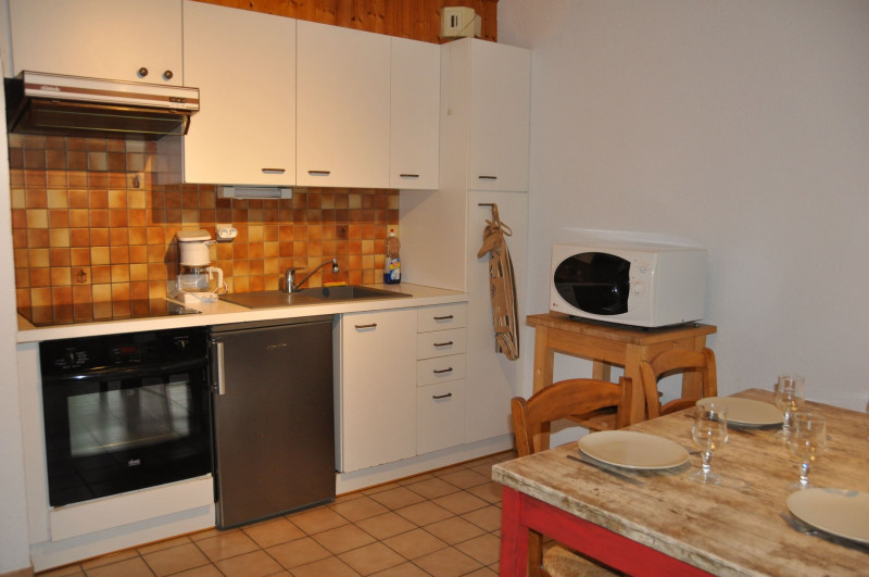 Apartment n°2 in chalet The Bouquetins, Kitchen, Châtel Chairlift 74
