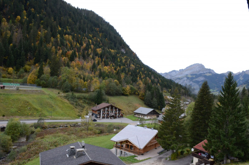 Apartment n°3 in chalet The Bouquetins, Balcony view, Châtel 74