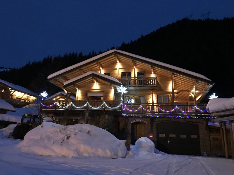 Apartment Penthouse Châtel, the main chalet in winter