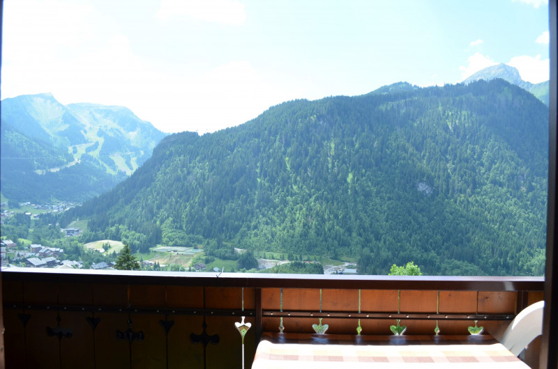 Apartment Perchoir 9, balcony with panoramic view, Châtel Reservation