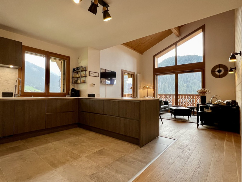 Appartement Perles de Savoie A306, cuisine, Châtel Les Portes du Soleil