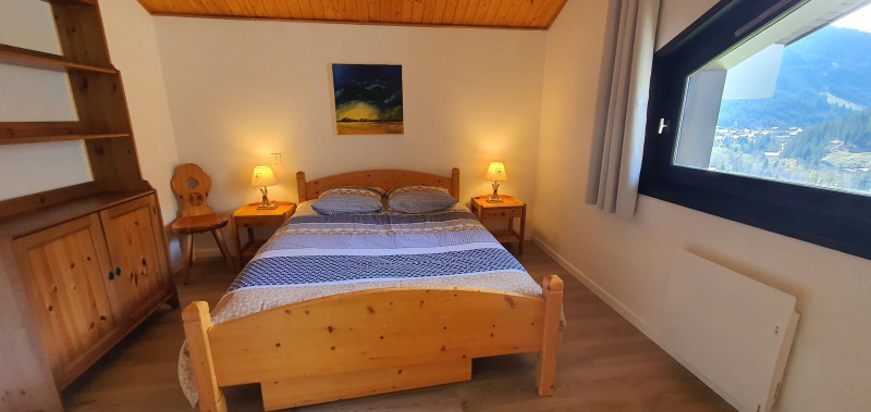 Apartment Soli 10, Bedroom double bed, Châtel Ski holidays