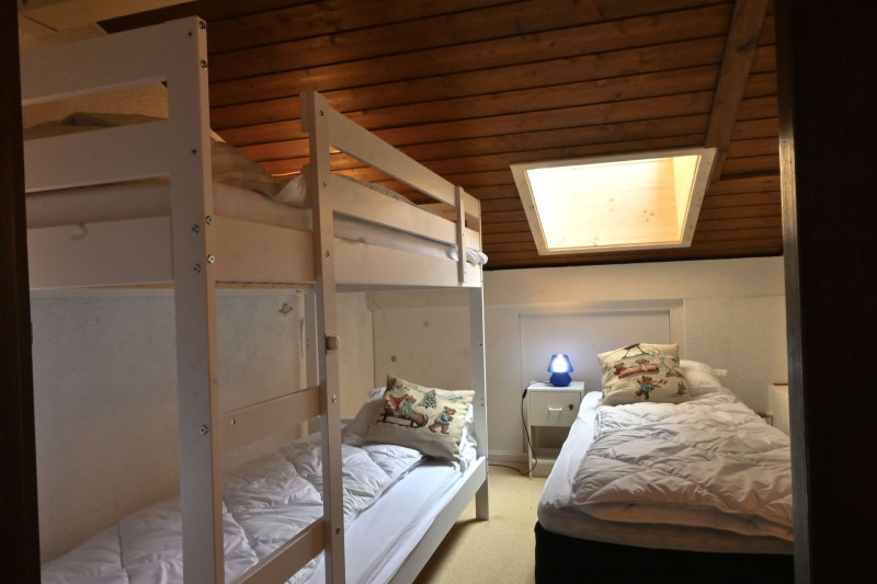 Appartement Yeti 5 51, Chambre avec 2 lits superposés + 1 lit simple, Châtel