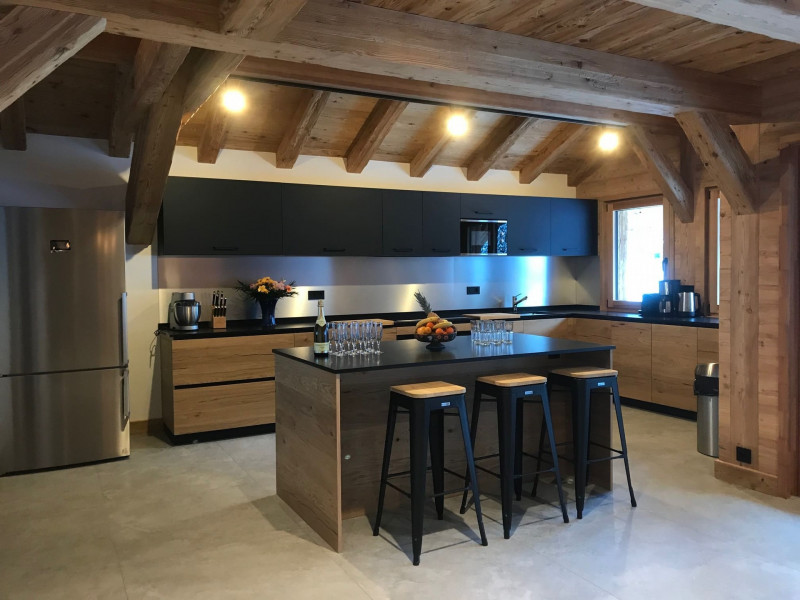 Chalet Au Bon Vieux Temps, cuisine, Châtel Les Portes du Soleil