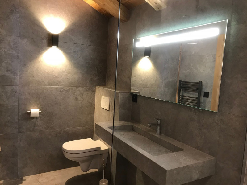 Chalet Au Bon Vieux Temps, salle de bains / WC, Châtel Les Portes du Soleil