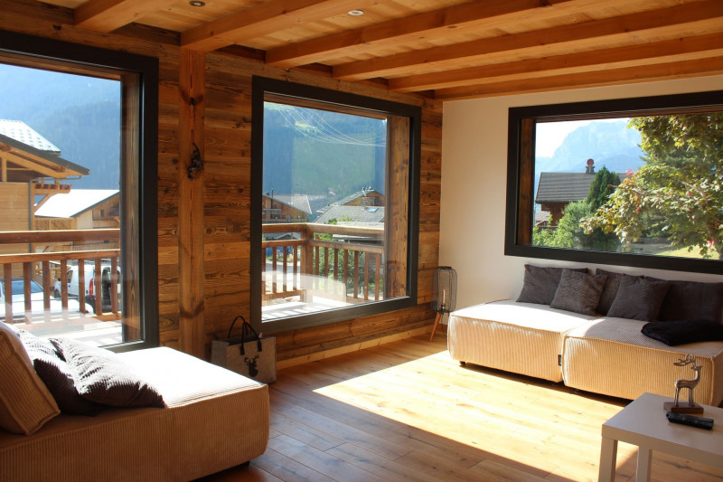 Chalet Bonatti, Salon avec vue, Châtel Vonnes