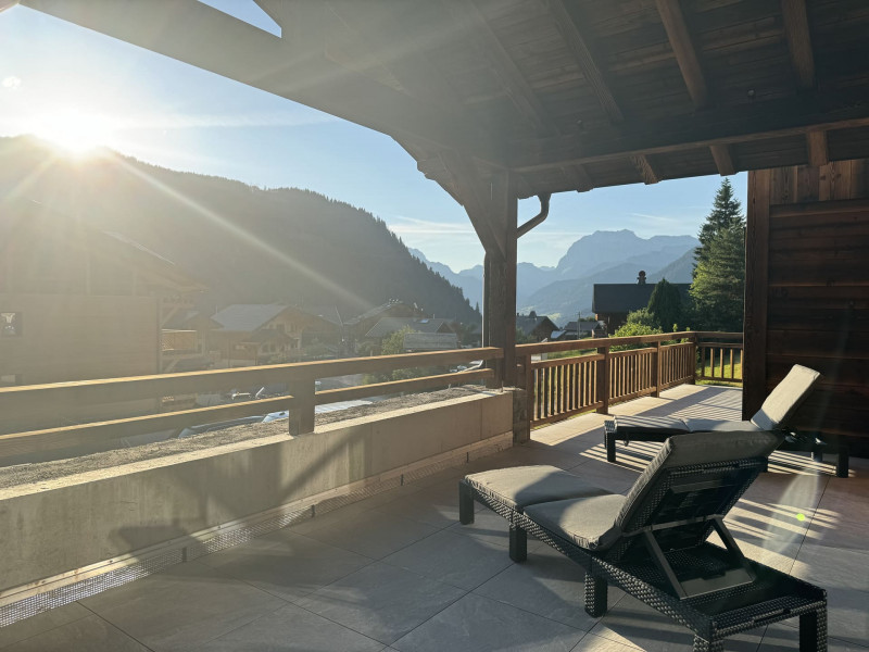 Chalet Bonatti, Terrasse ensoleillée, Châtel, Portes du Soleil