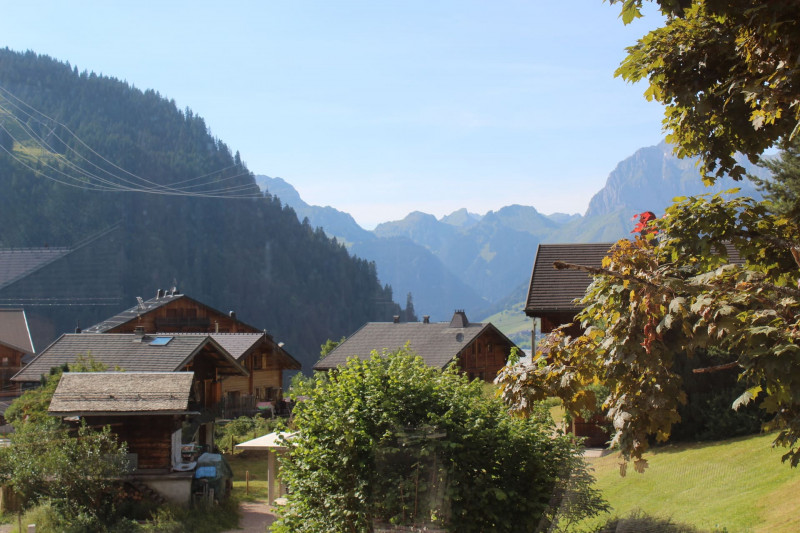 Chalet Bonatti, vue depuis le chalet, Châtel