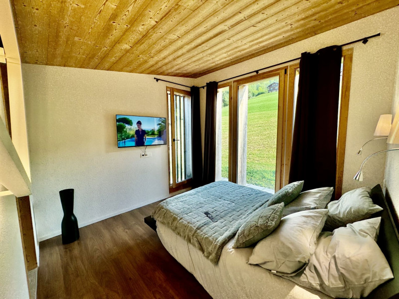 Chalet du Saix A, Châtel, Chambre double, Télécabine Super Châtel 74