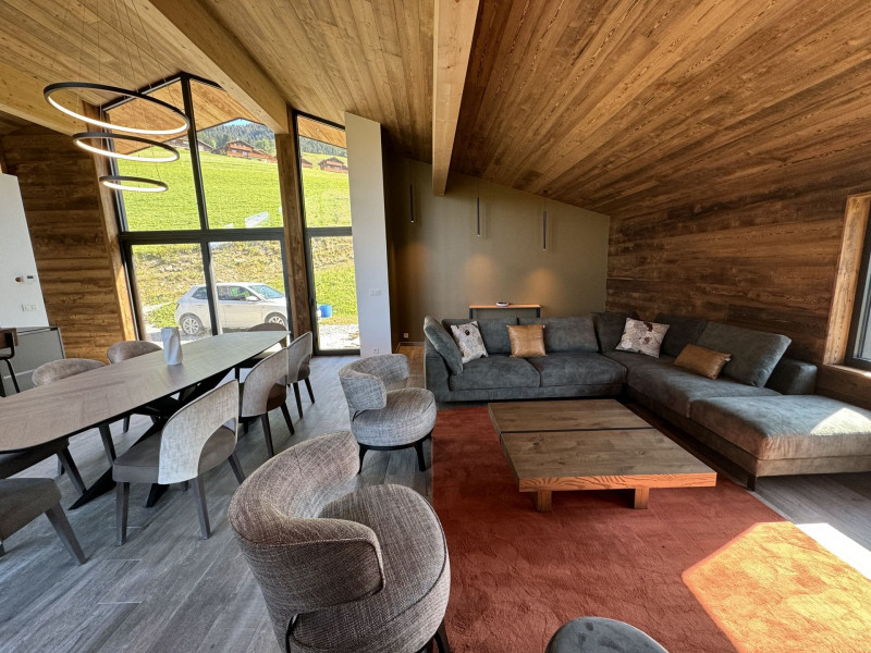 Chalet du Saix E, Chatel, Living room, French Alps 74