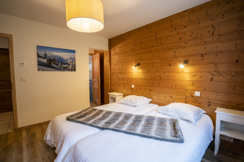 Chalet Fifine, Bedroom two single bed, Châtel Ski rental