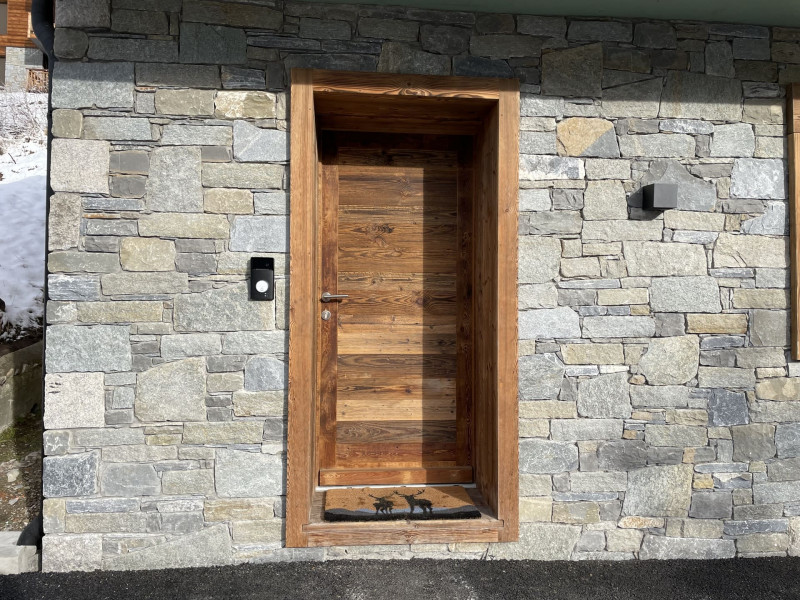 Chalet l'Alpaga, authentic front door, Châtel