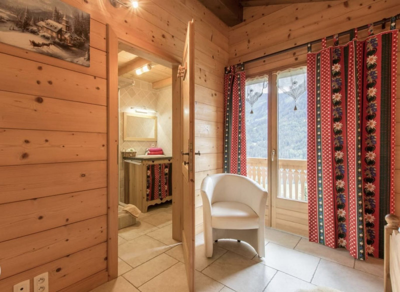 Chalet l'Edelweiss, Bedroom double bed + 1 single bed, Châtel Fondue