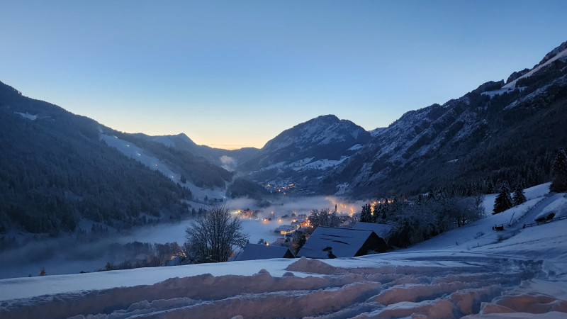 Chalet l'Edelweiss, Vue du Chalet, Châtel La Chapelle d'Abondance 74