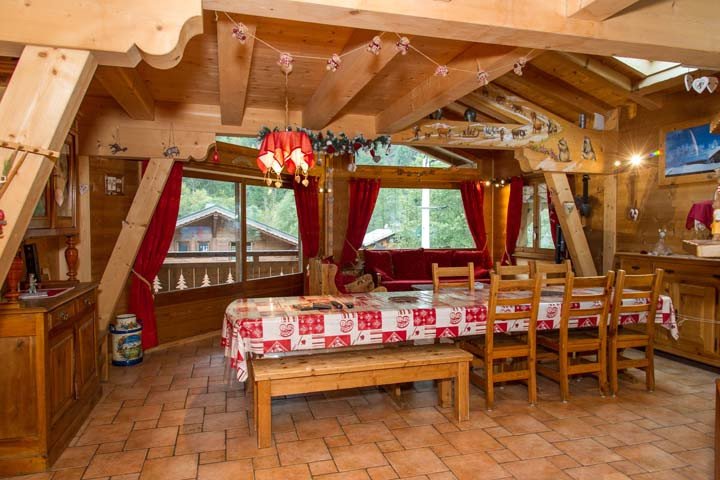 Chalet L'HERMINE DES VORRES, Dining room, Châtel Ski holidays