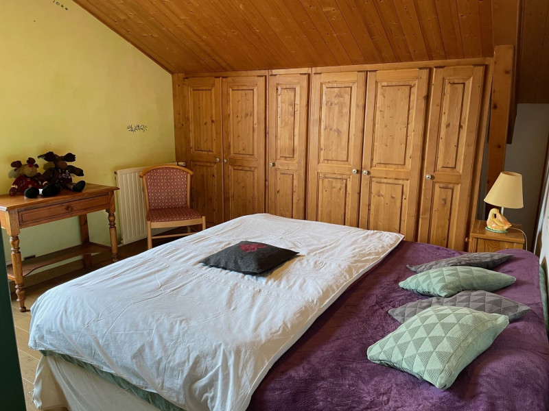 Chalet l'ORME, Bedroom double bed, Châtel Ski rental