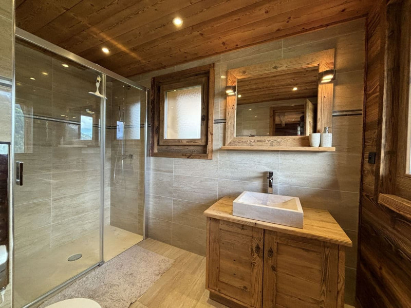 Chalet La Folie for holiday rental in Chatel, shower room