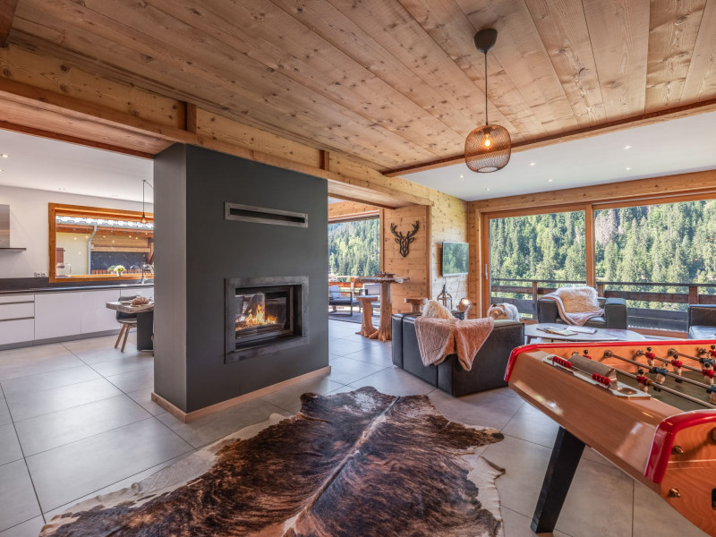 Chalet le Mille Cent, Chatel, Living room, Luxury accommodation 74