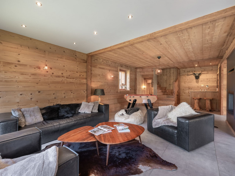 Chalet le Mille Cent, Chatel, Living room, Ski resort 74