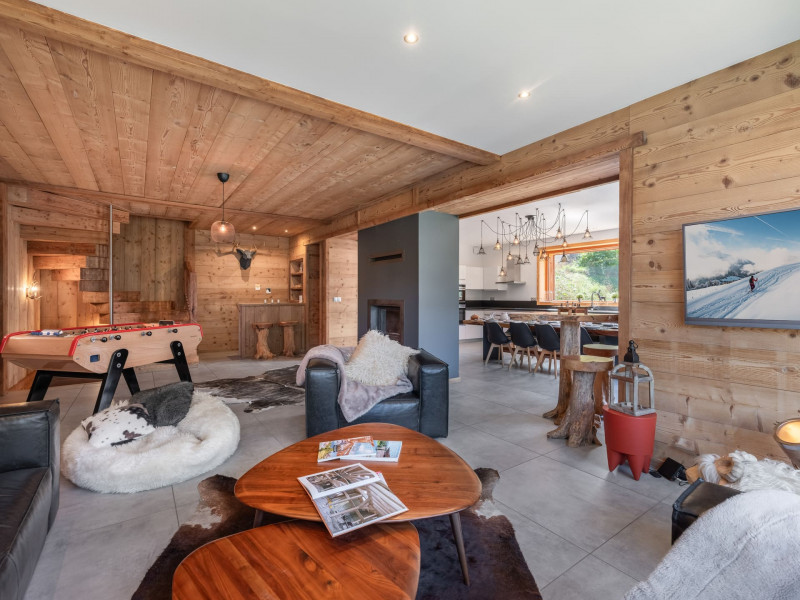 Chalet le Mille Cent, Chatel, Living room, Abondance Valley 74