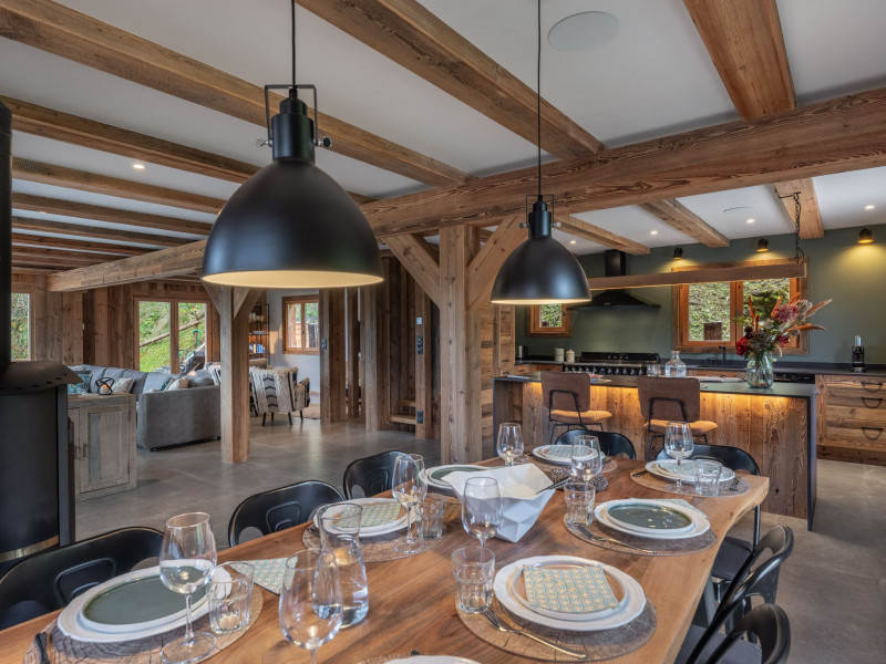 Chalet W, Living and dining room, Châtel Snow 74