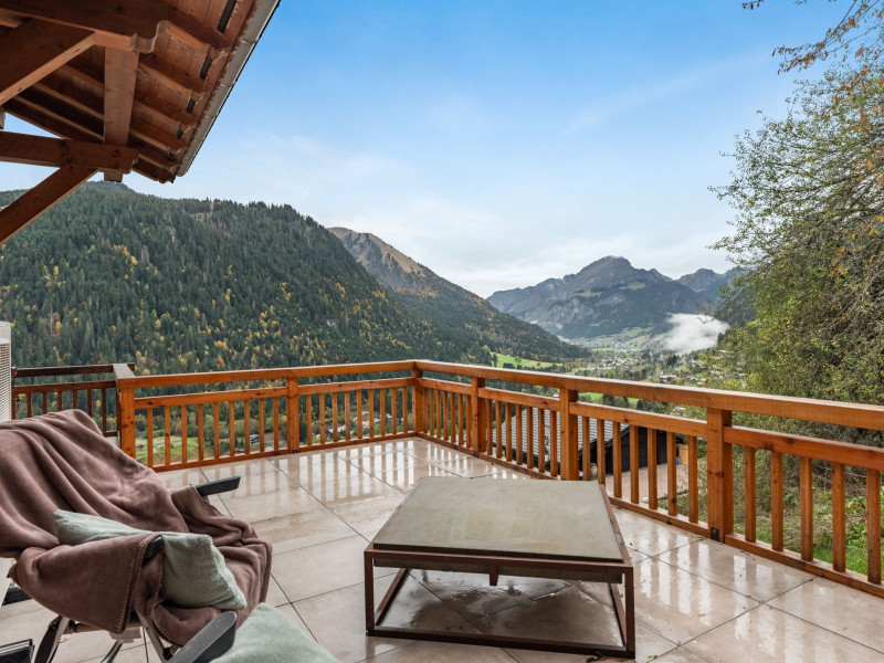 Chalet W, Terrace mountain view, Châtel Mountain 74