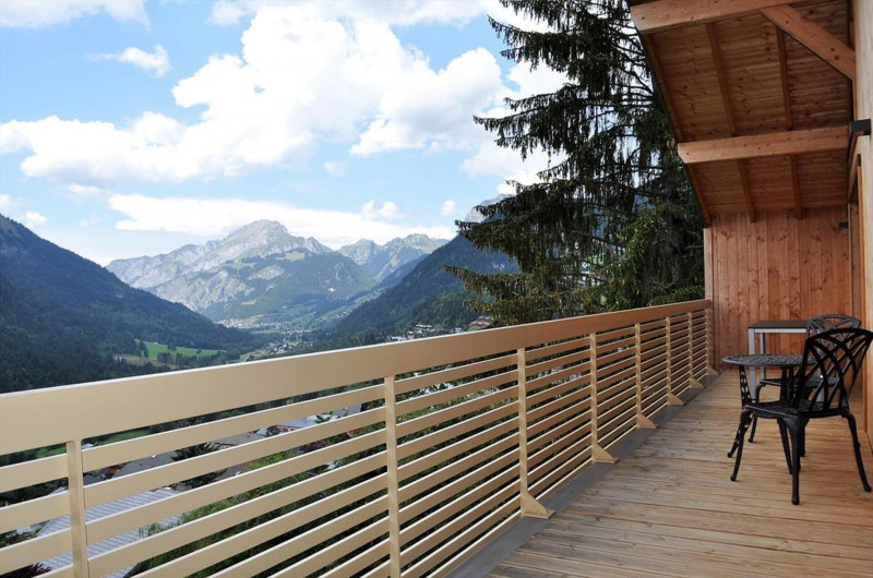 Résidence 360, Apt n°8, Balcony with mountain view, Châtel French Alps