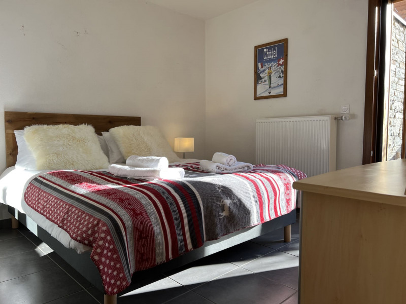 Residence Loges Blanches Châtel, apartment 201B, Bedroom, Stay relaxation prestige 74