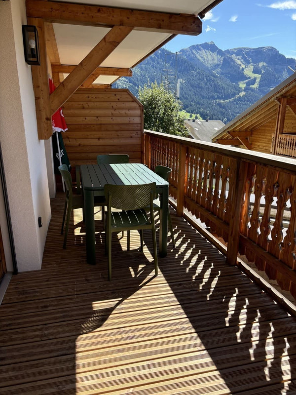 Résidence Perles de Savoie, Appartement C 403, Balcon, Châtel