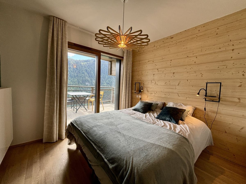 Résidence Thélème, Appartement 303, Double bedroom with shower and WC, Châtel Reservation