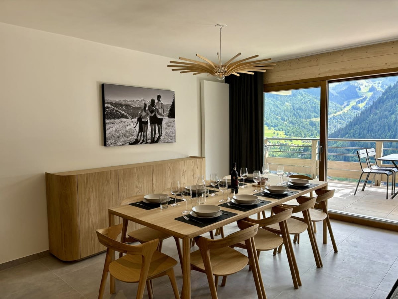 Résidence Thélème, Appartement 303, Séjour, Châtel Vacances en famille