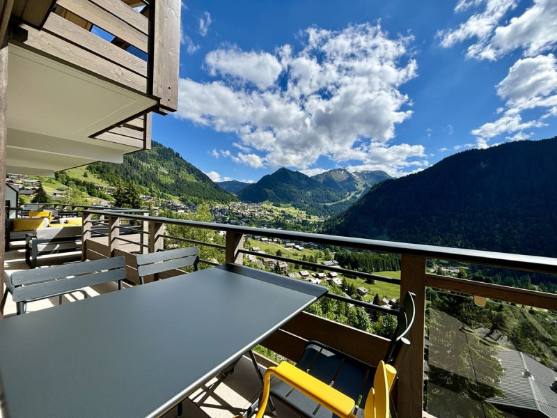 Résidence Thélème, Appartement 303, Terrasse, Châtel Vacances à la montagne