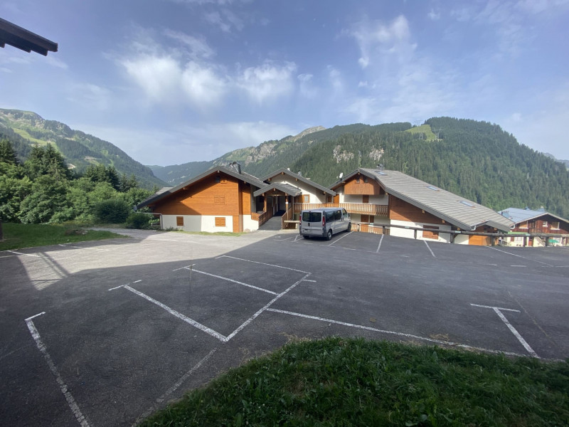 Residence Veronica, Apartment 53,  View from balcony, Châtel Mountain Renting